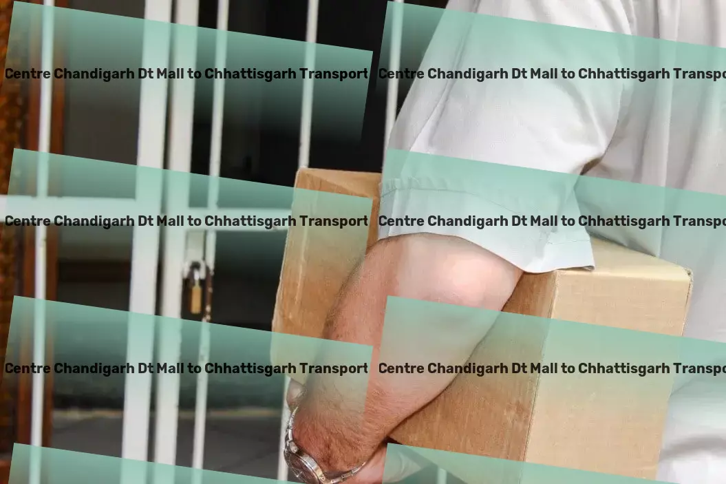 Dlf City Centre Chandigarh Dt Mall to Chhattisgarh Bike Transport And Scooty Courier Regional logistics services